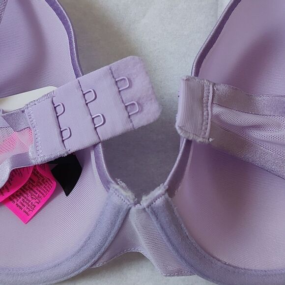 New With Tags La Senza Size 32C The Spacer Lightly‎ Lined Purple Demi Bra - Picture 6 of 11